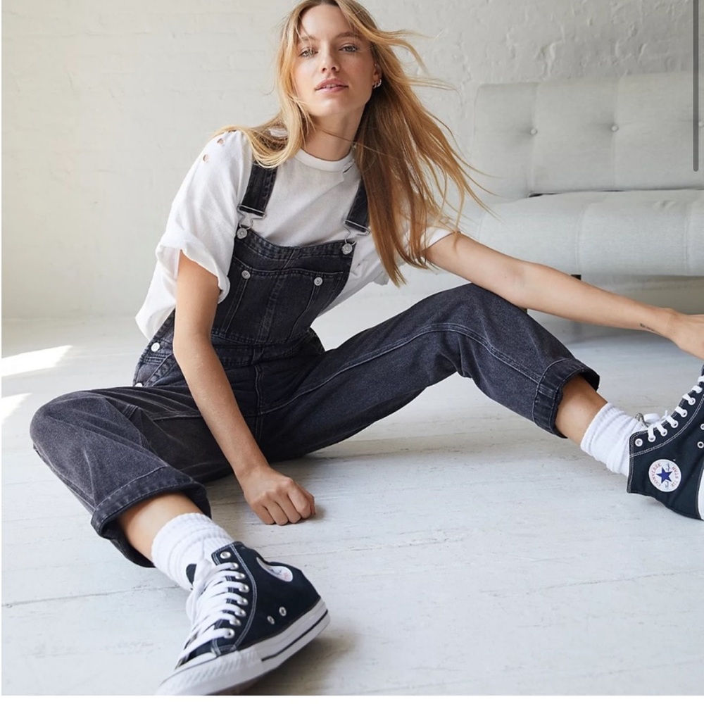 Free people black overalls